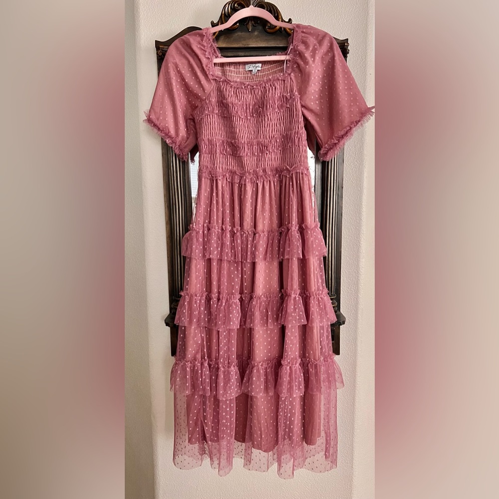 Mauve Tulle Dress